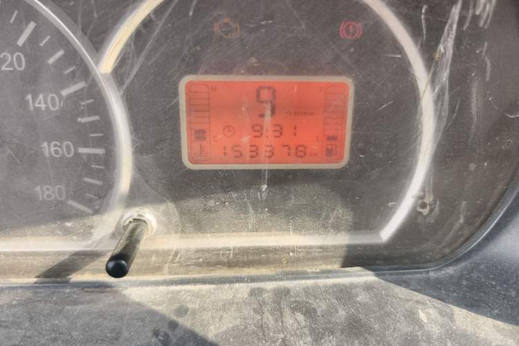 Used BAIC Weiwang 307 2014 1.2L Standard A12 Odometer Close Up