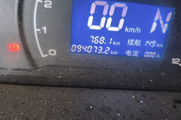 Used BAIC Weiwang 407EV 2018 Basic Model Odometer Close Up