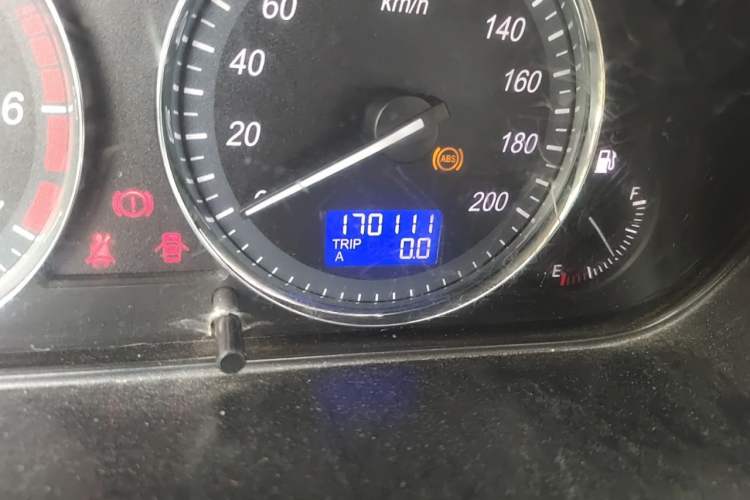 Used BAIC Weiwang M20 2013 1.5L Prestige Version BJ415B Odometer Close Up