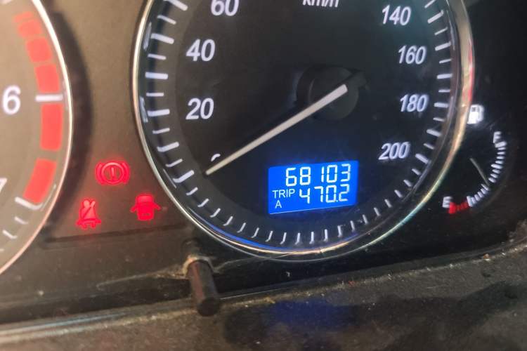 Used BAIC Weiwang M20 2013 1.5L Power Type BJ415A Odometer Close Up