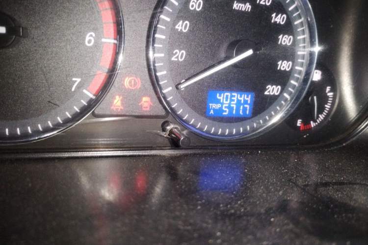 Used BAIC Weiwang M20 2014 1.5L practical type BJ415A Odometer Close Up