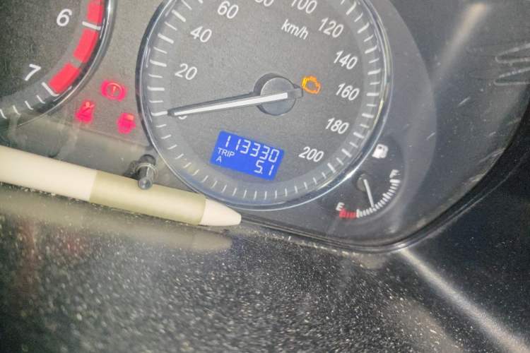 Used BAIC Weiwang M20 2014 1.5L practical type BJ415A Odometer Close Up