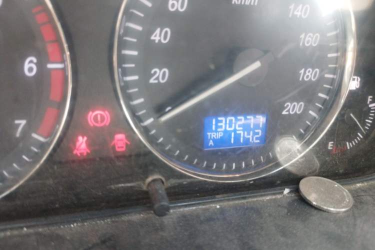 Used BAIC Weiwang M20 2014 1.5L practical type BJ415A Odometer Close Up