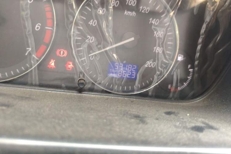 Used BAIC Weiwang M20 2014 1.5L practical type BJ415A Odometer Close Up