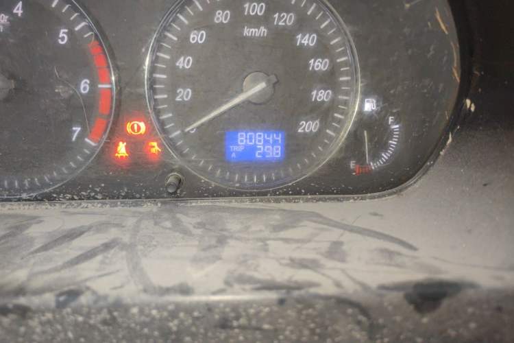 Used BAIC Weiwang M20 2014 1.5L practical type BJ415A Odometer Close Up