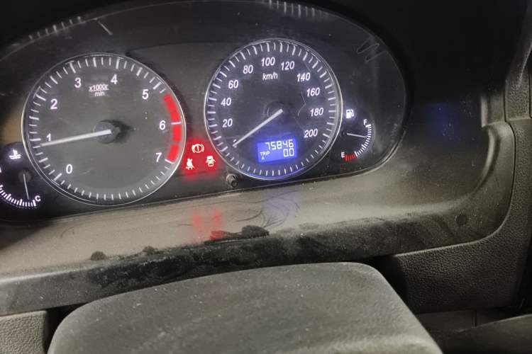 Used BAIC Weiwang M20 2014 1.5L practical type BJ415A Odometer Close Up