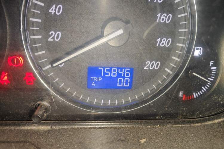 Used BAIC Weiwang M20 2014 1.5L practical type BJ415A Odometer Close Up