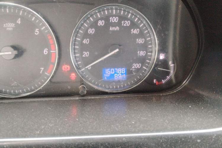 Used BAIC Weiwang M20 2014 1.5L practical type BJ415A Odometer Close Up