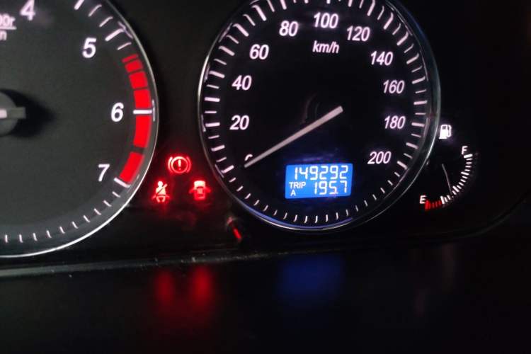 Used BAIC Weiwang M20 2014 1.5L practical type BJ415A Odometer Close Up