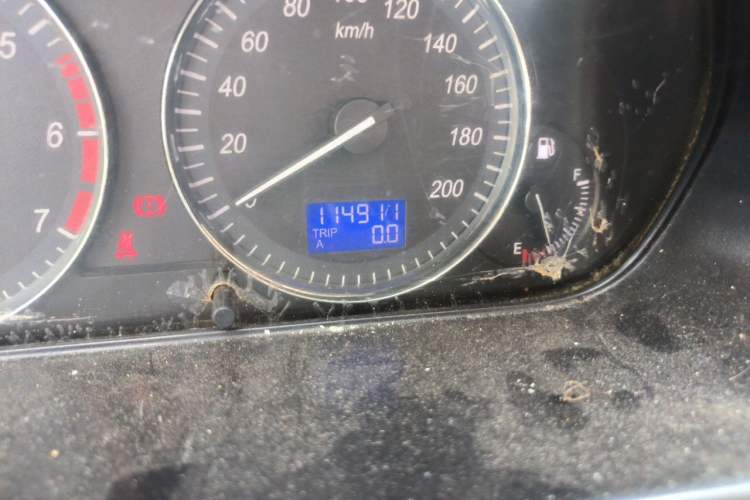 Used BAIC Weiwang M20 2014 1.5L practical type BJ415A Odometer Close Up
