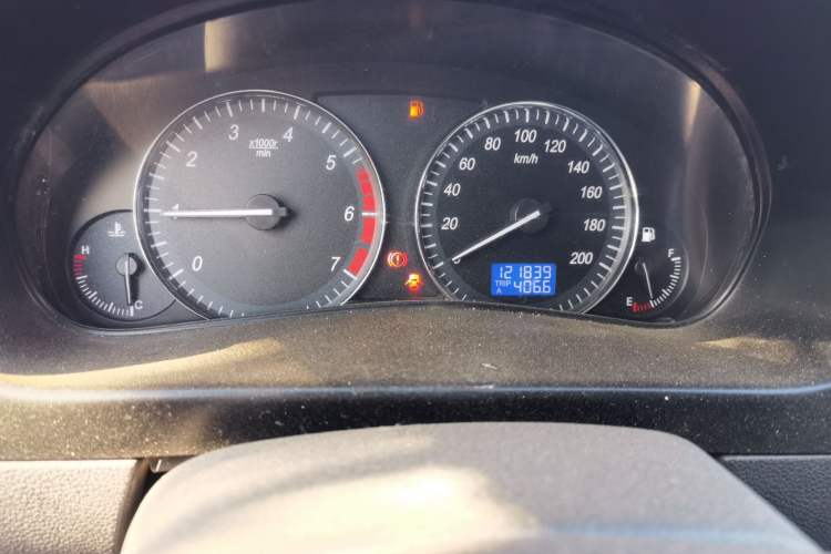 Used BAIC Weiwang M20 2014 1.5L practical type BJ415A Odometer Close Up