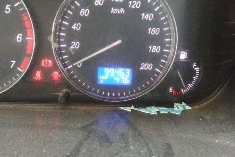 Used BAIC Weiwang M20 2014 1.5L practical type BJ415A Odometer Close Up