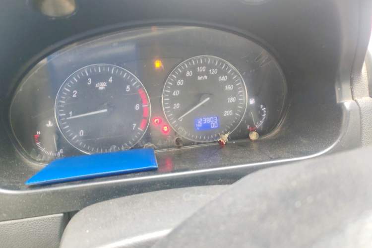 Used BAIC Weiwang M20 2014 1.5L practical type BJ415A Odometer Close Up