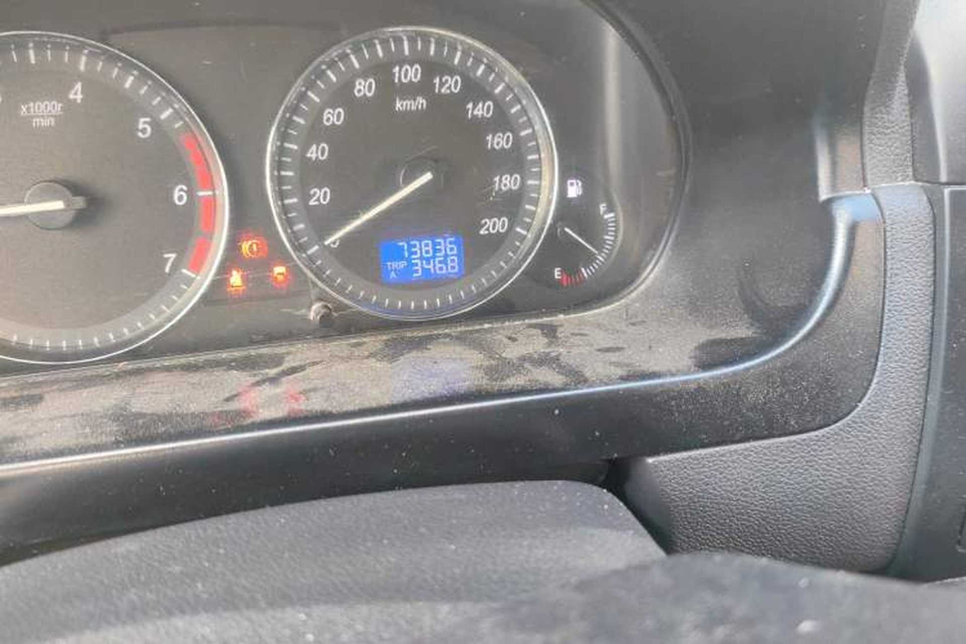Used BAIC Weiwang M20 2014 1.5L Comfort Version BJ415B Odometer Close Up