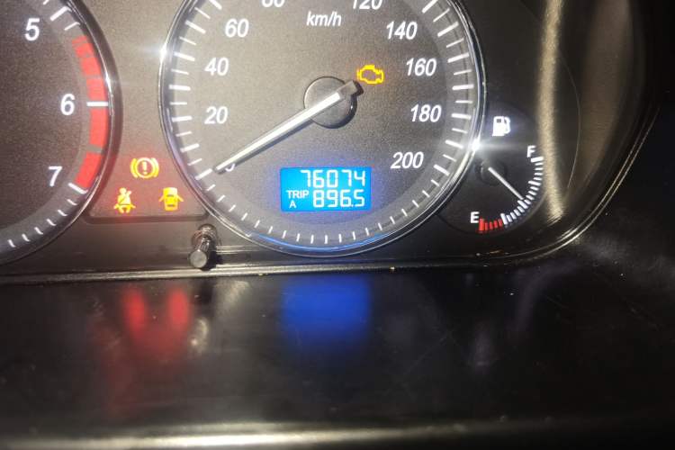 Used BAIC Weiwang M20 2014 1.5L practical type BJ415A Odometer Close Up