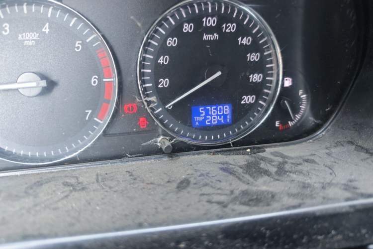 Used BAIC Weiwang M20 2014 1.5L practical type BJ415A Odometer Close Up