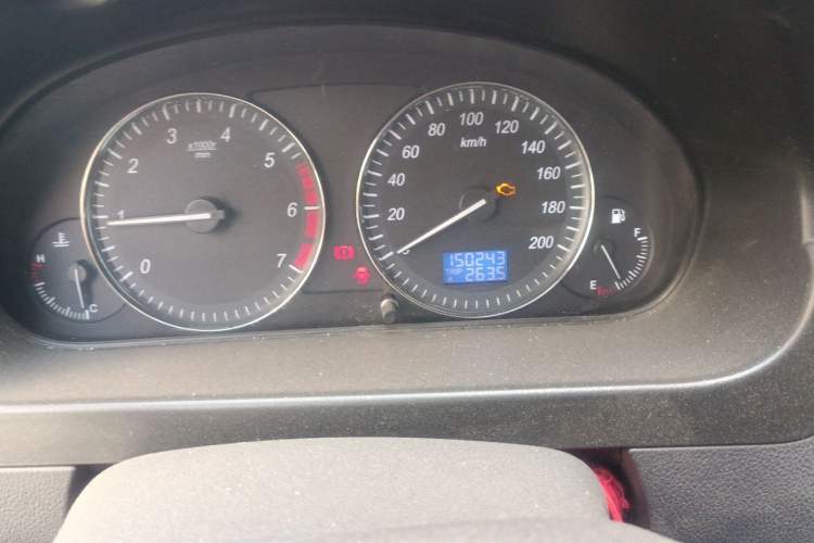 Used BAIC Weiwang M20 2014 1.5L Basic Version DAM15DL Odometer Close Up