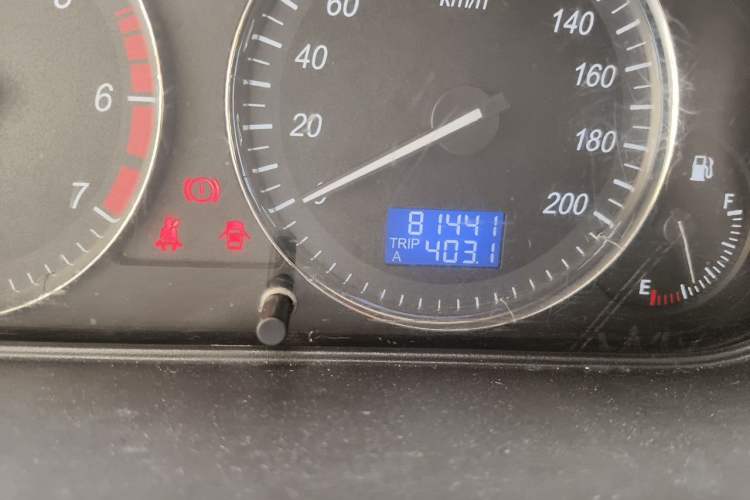 Used BAIC Weiwang M20 2014 1.5L Basic Version BJ415B Odometer Close Up