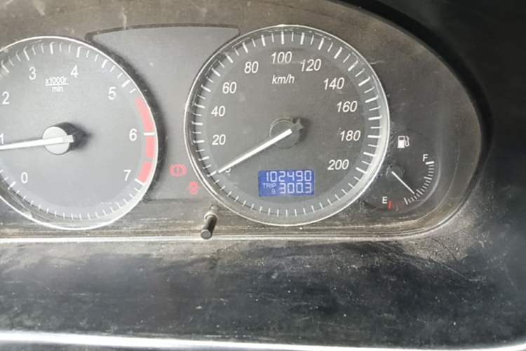 Used BAIC Weiwang M20 2014 1.5L Comfort Version BJ415B Odometer Close Up
