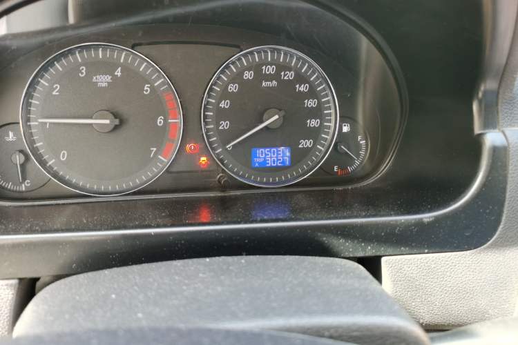 Used BAIC Weiwang M20 2014 1.5L practical type BJ415A Odometer Close Up