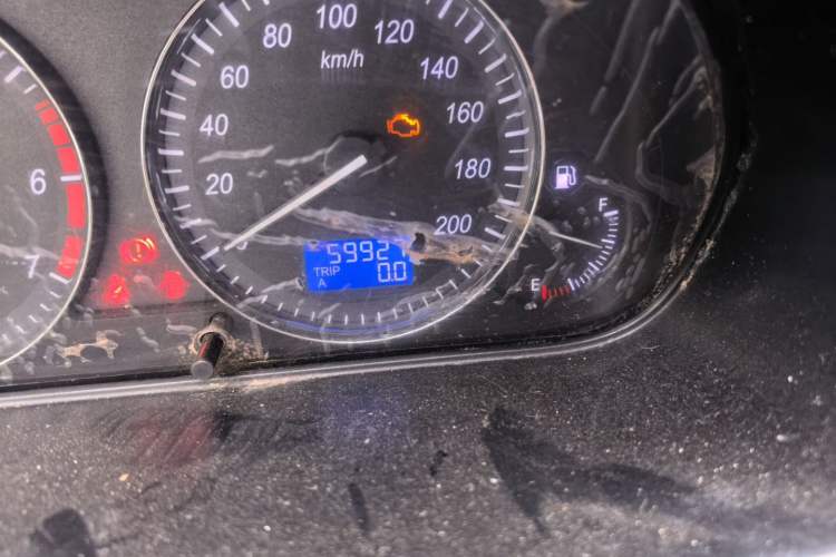 Used BAIC Weiwang M20 2014 1.5L Basic Version BJ415B Odometer Close Up