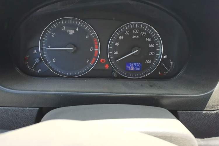Used BAIC Weiwang M20 2014 1.5L Basic Version BJ415B Odometer Close Up