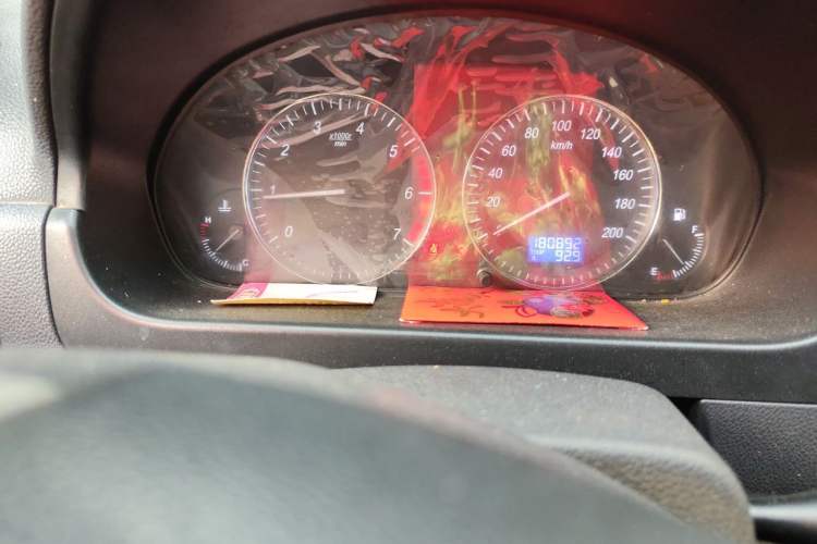 Used BAIC Weiwang M20  Odometer Close Up