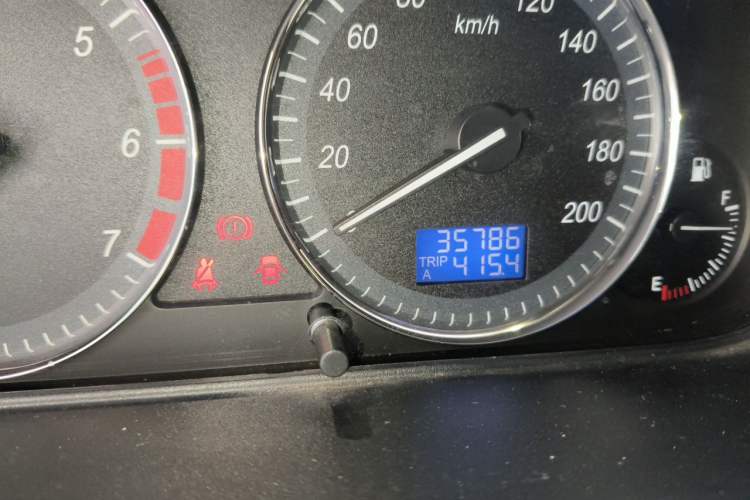 Used BAIC Weiwang M20  Odometer Close Up