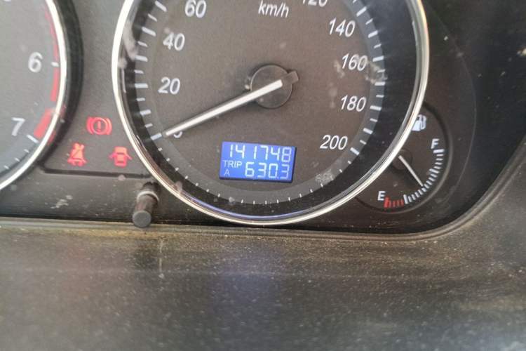 Used BAIC Weiwang M30 2015 1.5L Basic Version DAM15 Odometer Close Up