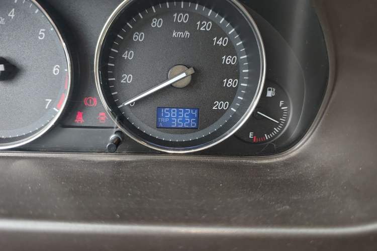 Used BAIC Weiwang M30 2015 1.5L Comfort version DAM15 Odometer Close Up