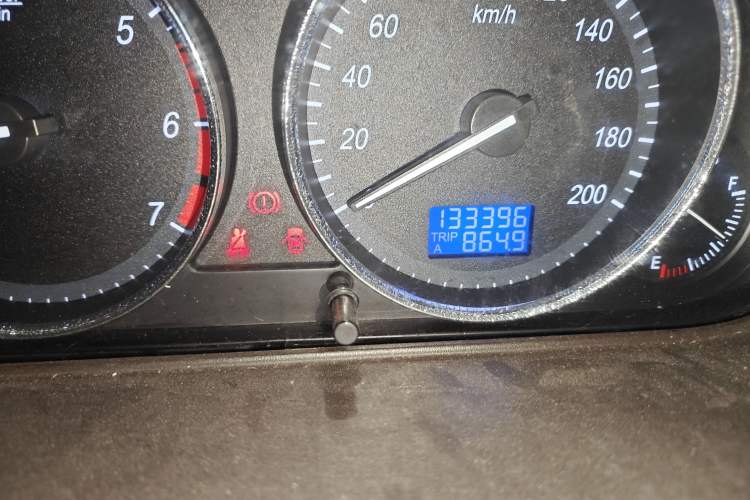 Used BAIC Weiwang M30 2015 1.5L Basic Version DAM15 Odometer Close Up