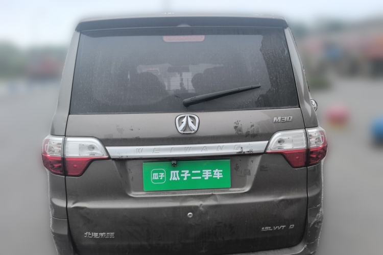 Used BAIC Weiwang M30 2015 1.5L Basic Version DAM15 Rear