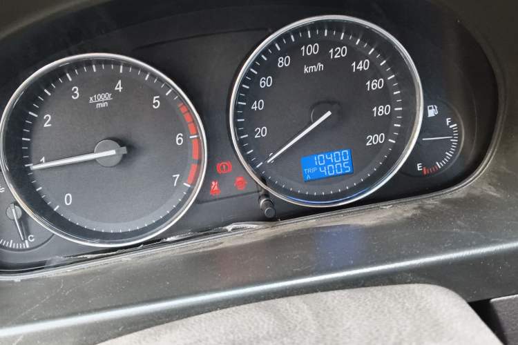 Used BAIC Weiwang M30 2015 1.5L Comfort Version BJ415B Odometer Close Up