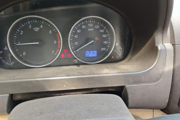 Used BAIC Weiwang M30 2015 1.5L Comfort version DAM15 Odometer Close Up