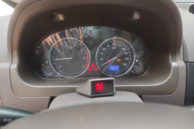 Used BAIC Weiwang M30 2015 1.5L Comfort version DAM15 Odometer Close Up