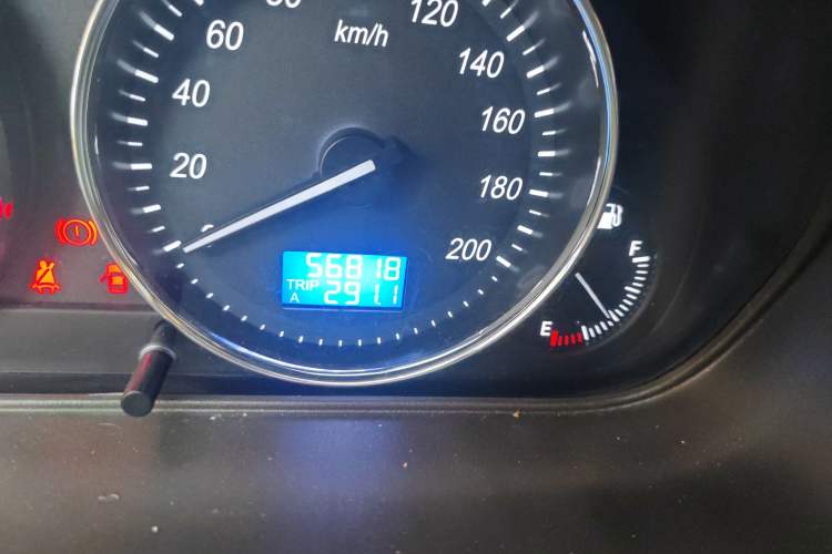 Used BAIC Weiwang M30 2015 1.5L Comfort version DAM15 Odometer Close Up