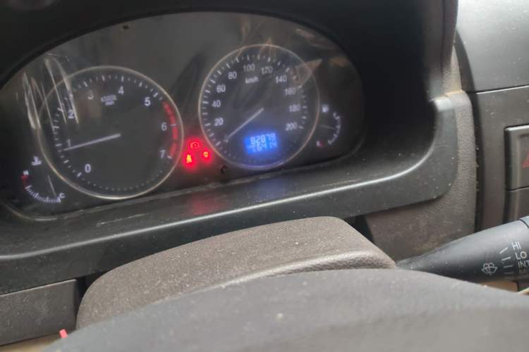 Used BAIC Weiwang M30 2015 1.5L Basic Version DAM15 Odometer Close Up
