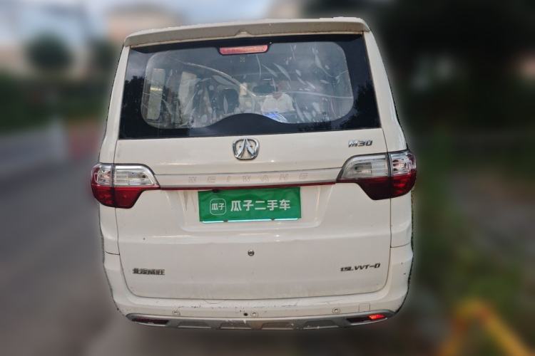 Used BAIC Weiwang M30 2015 1.5L Basic Version DAM15 Rear
