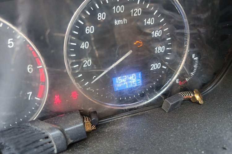 Used BAIC Weiwang M30 2017 1.5L M30S Standard DAM15DL Odometer Close Up