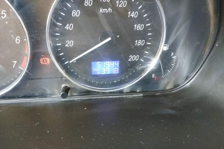 Used BAIC Weiwang M30 2017 1.5L M30S Standard DAM15DL Odometer Close Up