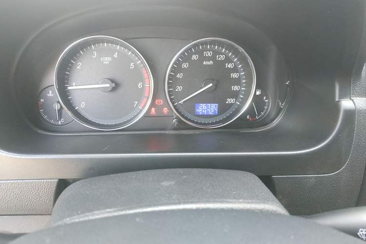 Used BAIC Weiwang M30 2017 1.5L M30PLUS Standard Type DAM15DL Odometer Close Up