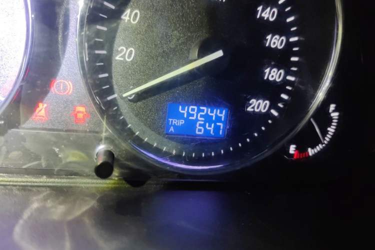 Used BAIC Weiwang M30 2017 1.5L M30PLUS Standard Type DAM15DL Odometer Close Up