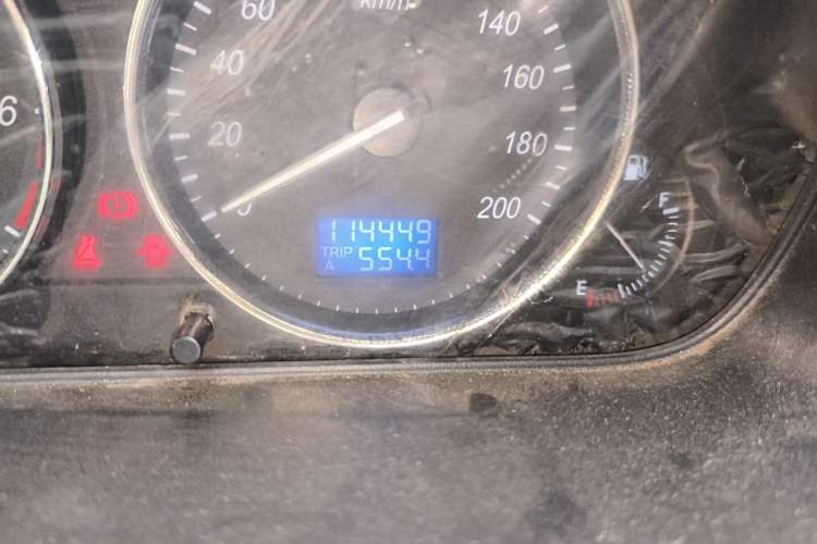 Used BAIC Weiwang M35 2016 1.5L Standard DAM15 Odometer Close Up
