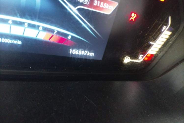 Used BAIC Weiwang M50F 2017 1.3T Comfort Edition Odometer Close Up