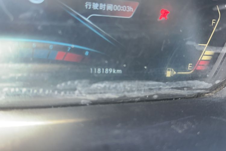 Used BAIC Weiwang M50F 2017 1.5L Comfort Edition Odometer Close Up