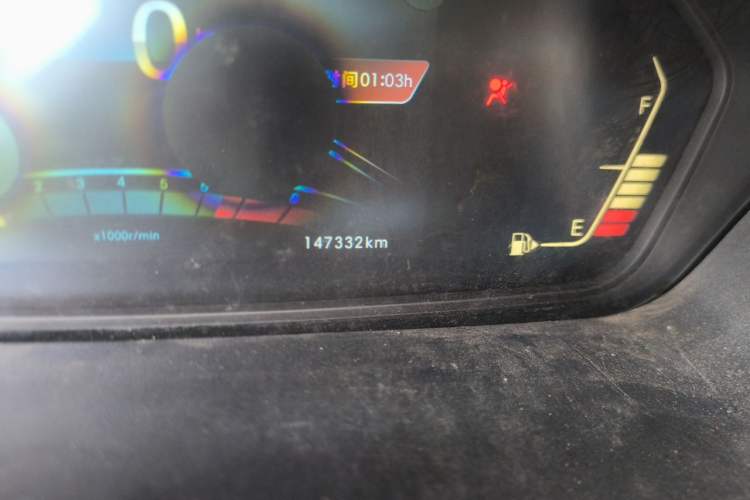 Used BAIC Weiwang M50F 2017 1.5L Comfort Edition Odometer Close Up