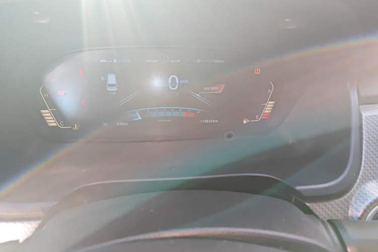 Used BAIC Weiwang M50F 2017 1.5L Luxury Model Odometer Close Up
