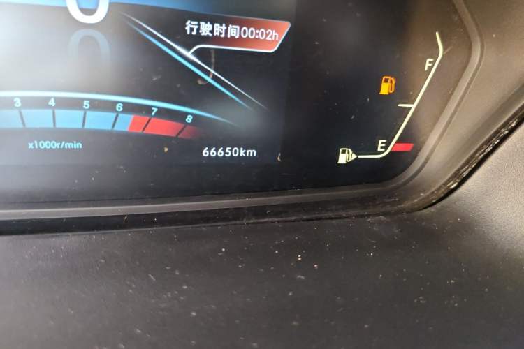 Used BAIC Weiwang M50F 2017 1.5L Standard Model Odometer Close Up