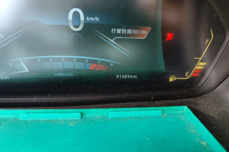 Used BAIC Weiwang M50F 2017 1.5L Luxury Model Odometer Close Up