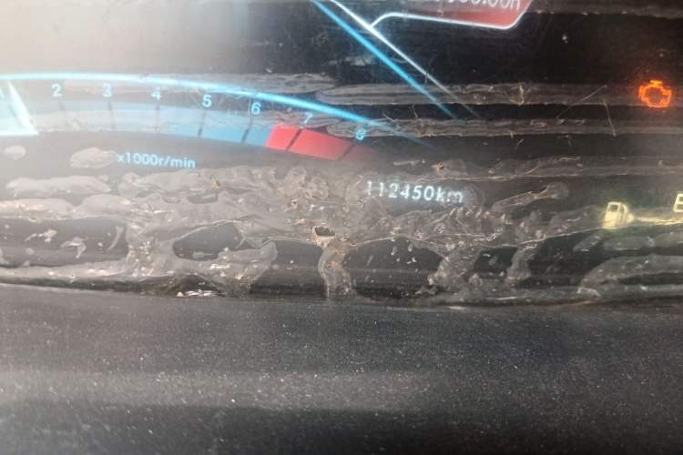 Used BAIC Weiwang M50F 2017 1.5L Comfort Edition Odometer Close Up